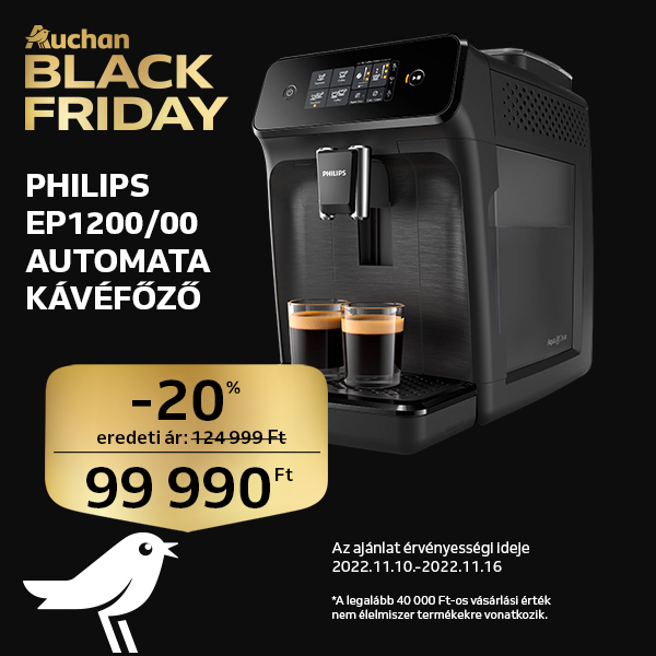 Philips kávéfőző -20%, 99 990 Ft